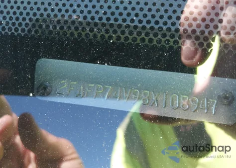 2008 Ford Crown Victoria Lx from USA, damaged, VIN 2FAFP74V98X108947